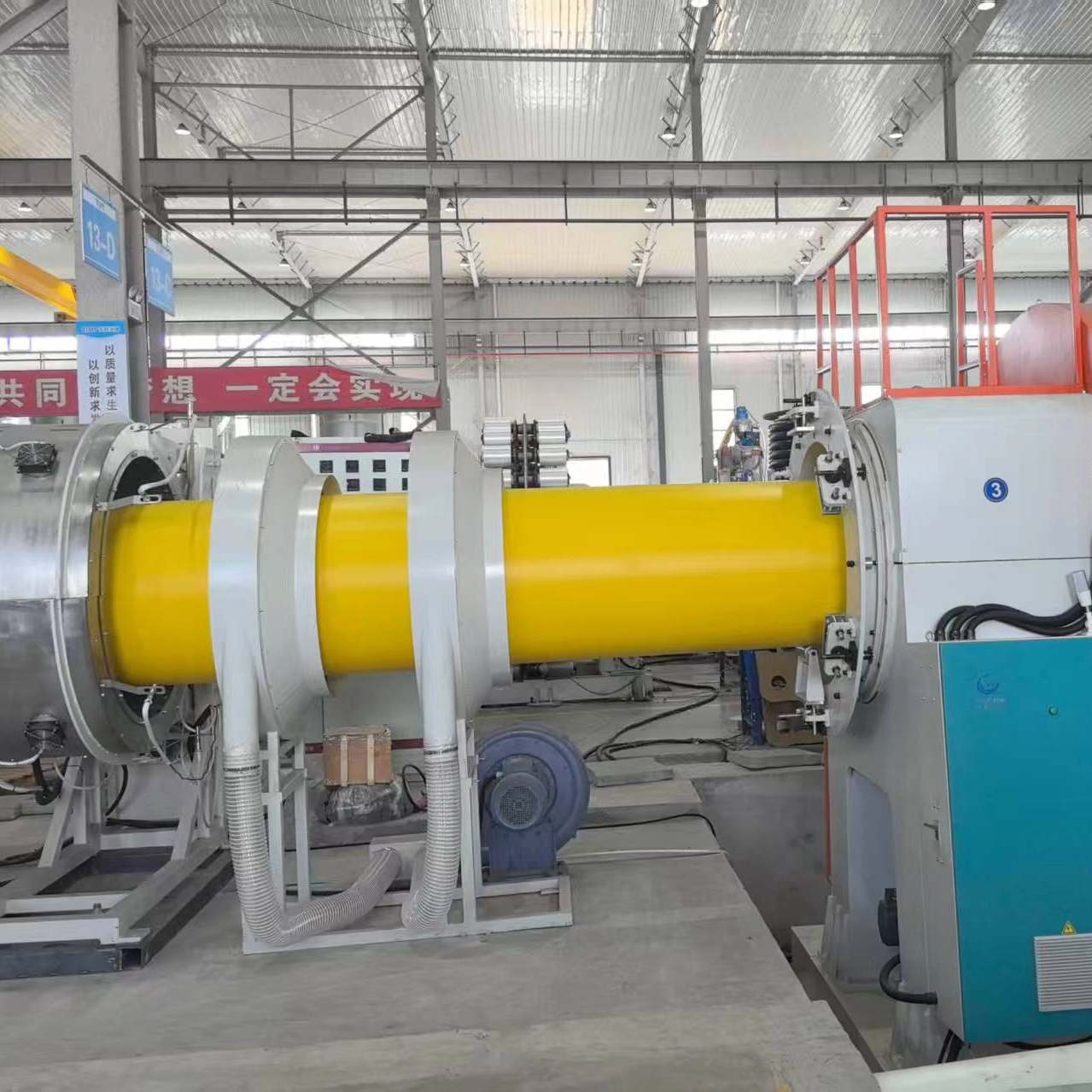 Big Diameter (ID600-OD1000mm) Multi-Tape Reinforced Thermoplastic Pipe (RTP)/TCP Production Line