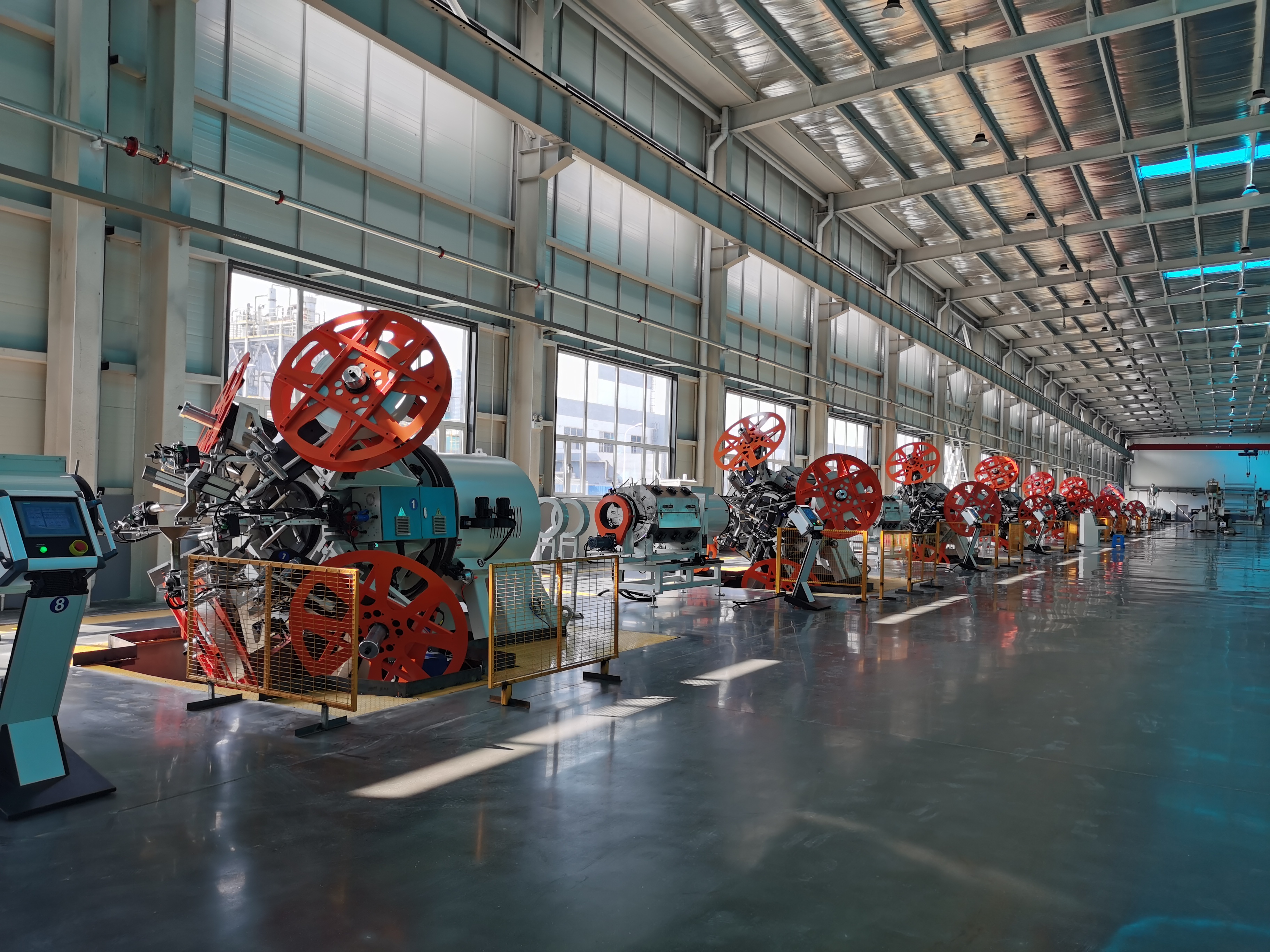 glass fiber unidirectional (UD) tape winding machine – hot air heating in-situ consolidation nozzle – automatic tension control – adjustable winding angle