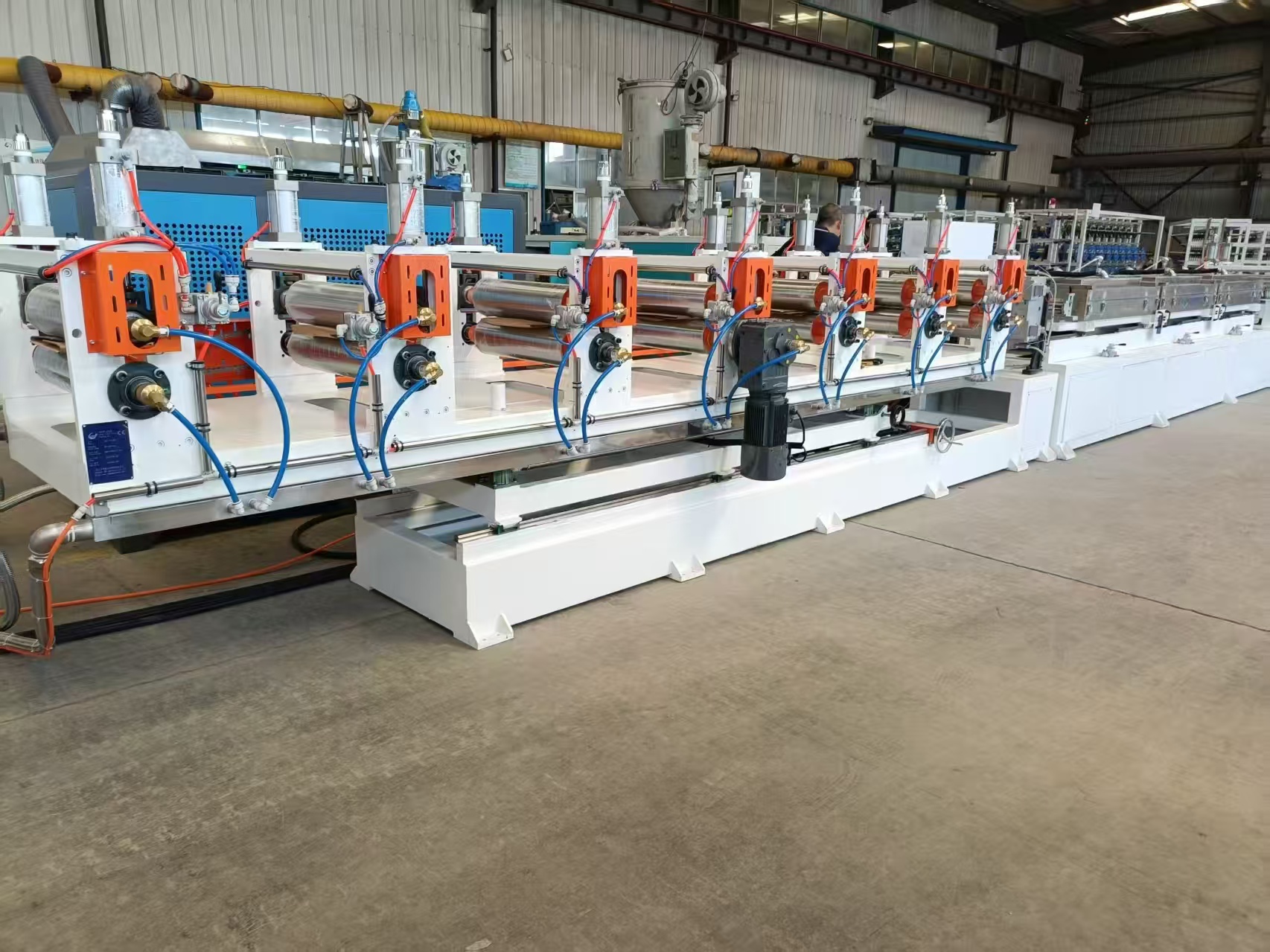 On-site installation photo &ndash; JMGDZ150 line at a customer&rsquo;s factory in oilfield region