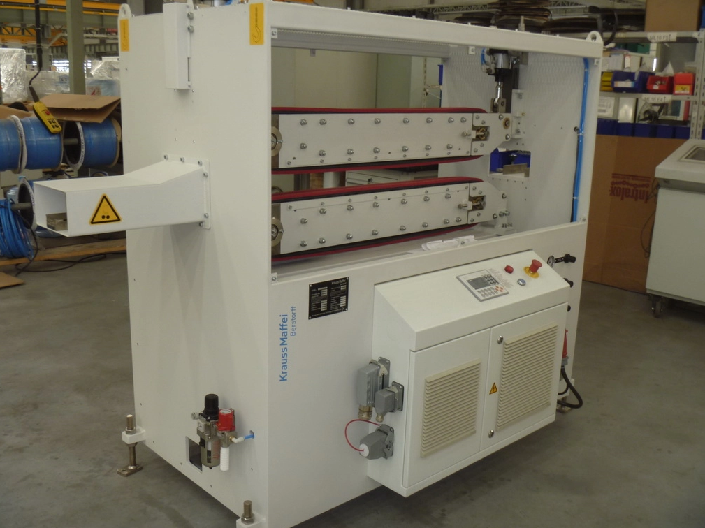 Composite Pipe Production Auxiliary Equipment | Vacuum Calibration Tank + Haul-off + Automatic Winder + Cutter