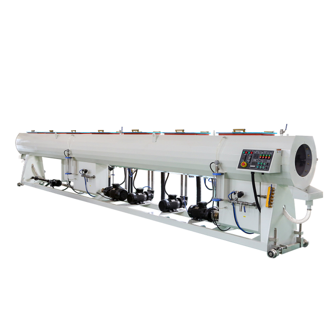 Single chamber vacuum calibration tank for PVC pipe extrusion, Jinglei Machinery stainless steel model with viewing window