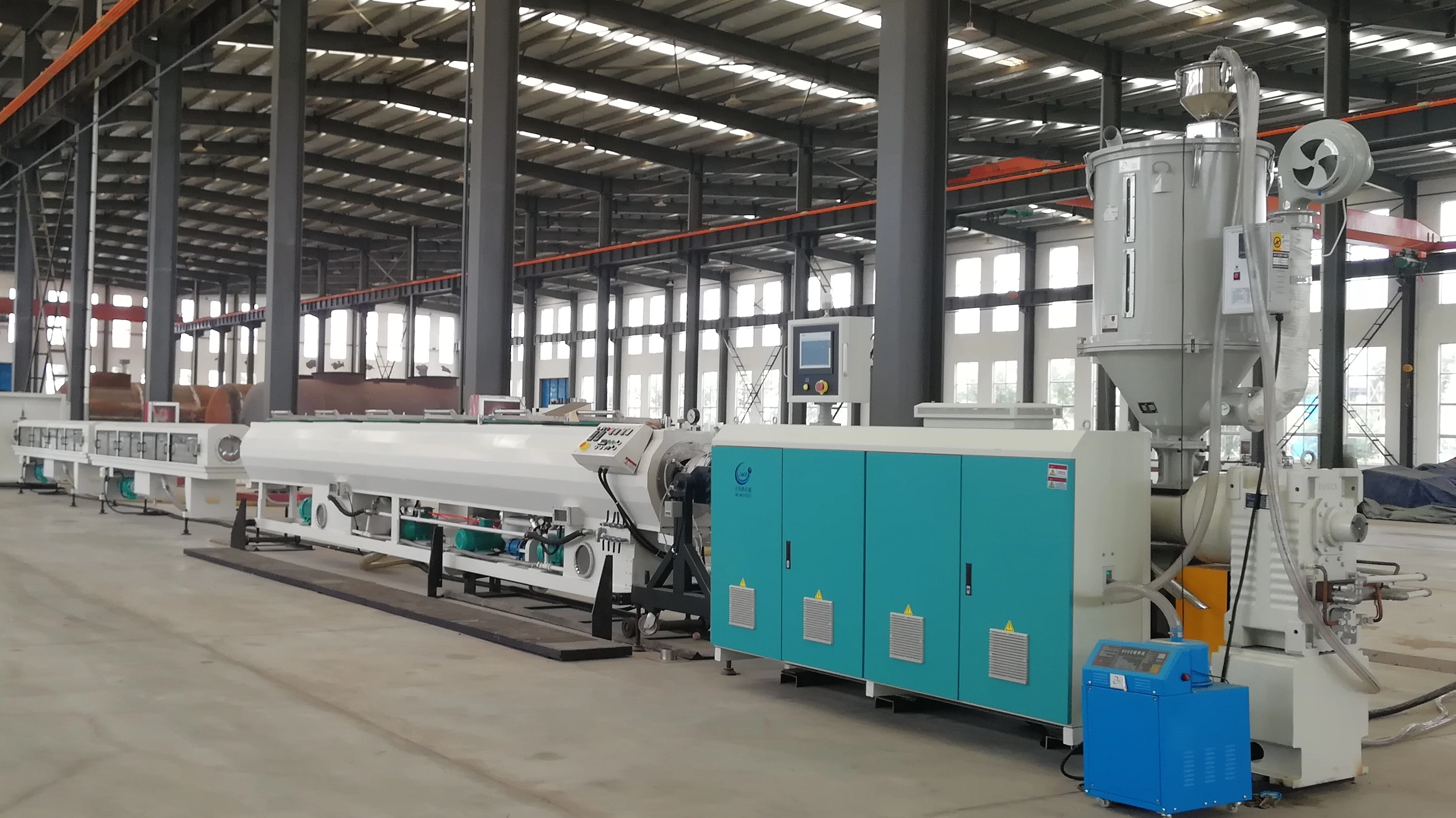 Fiberglass tape winding reinforced thermoplastic pipe manufacturing equipment